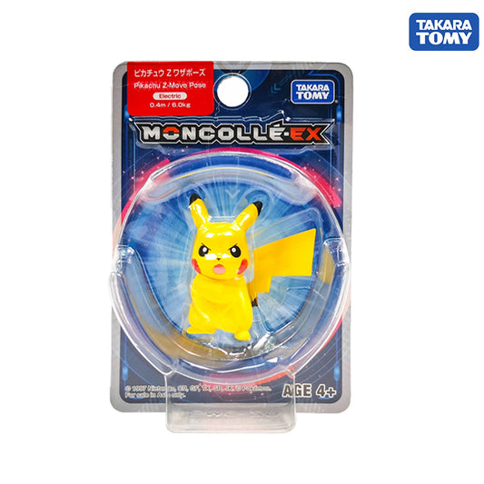 Takara Tomy Pokemon ASIA Limited Moncolle-EX Electric Pikachu Z-Move Pose Toy Figure