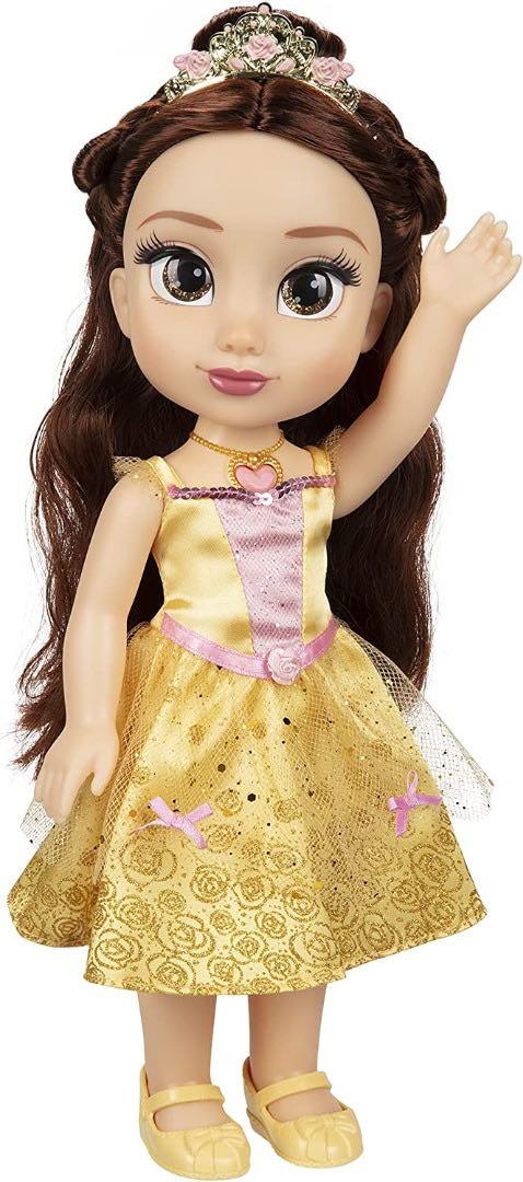 Disney Princess Belle Sing & Shimmer Toddler Doll, Sings Something There
