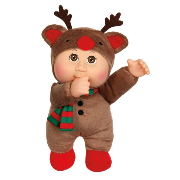 Cabbage Patch Kids Cuties, 9 Inches Holiday Helper Collection Cocoa Reindeer