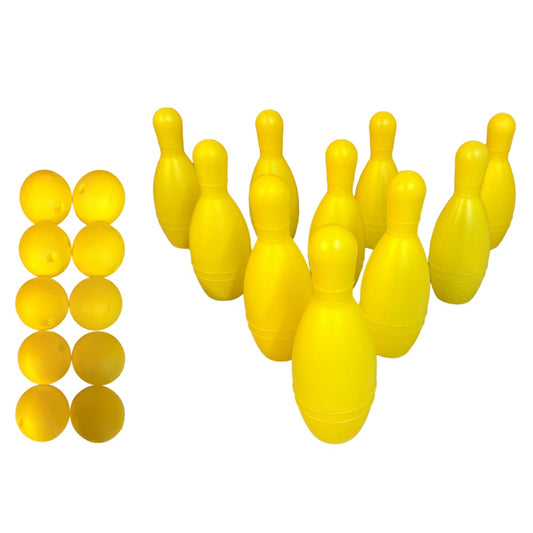 10 Pin Bowling Set for Children with 10 Mini Bowling Balls Indoor Sport Toy Kit for Toddlers Kids