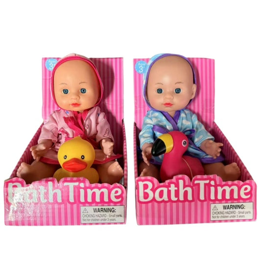 Make Every Bath a Splash! Bath Time Baby Doll Playset