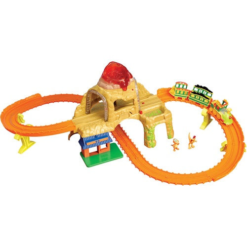 Dinosaur Train Time Tunnel Mountain Motorized Train Set 3+