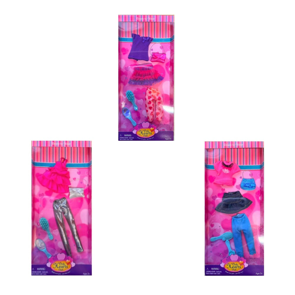 Only Hearts Club Doll Girls Fashion Clothes Pack