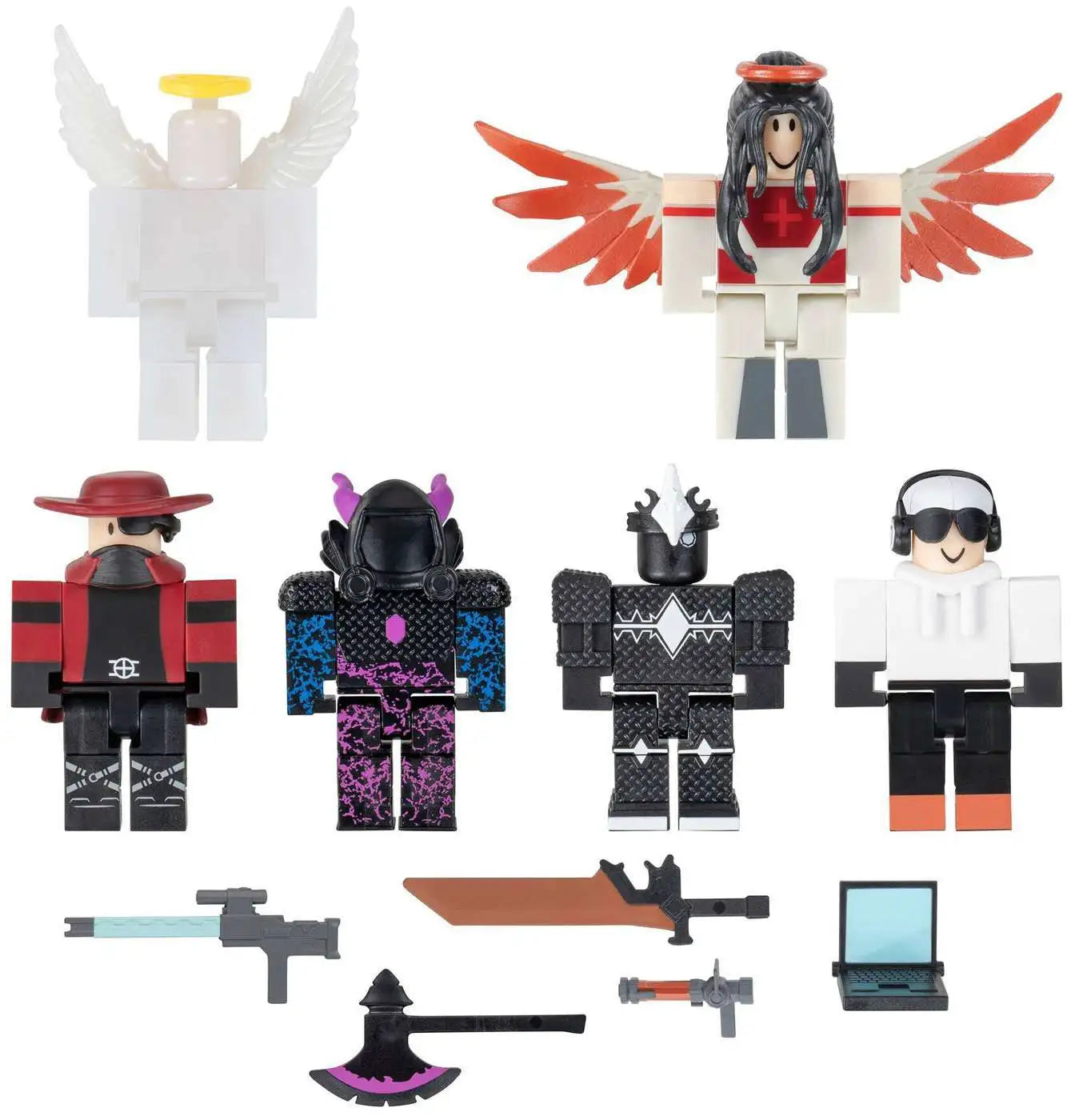 13 Pieces Jazware Roblox - Tower Defense Simulator: Cyber City Action Figure Set