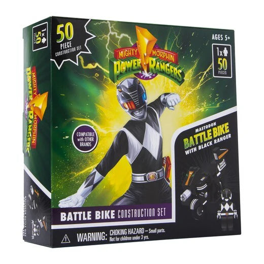 Hasbro Mighty Morphin Power Rangers 50 Piece Battle Bike Construction Sets