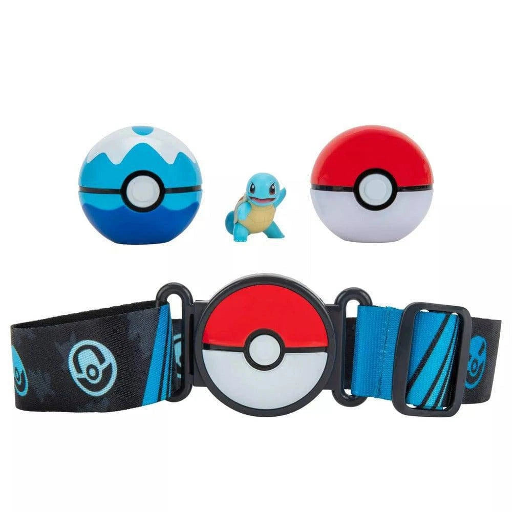 Pokémon Squirtle Clip 'N' Go Poké Ball Belt Set Action Figure