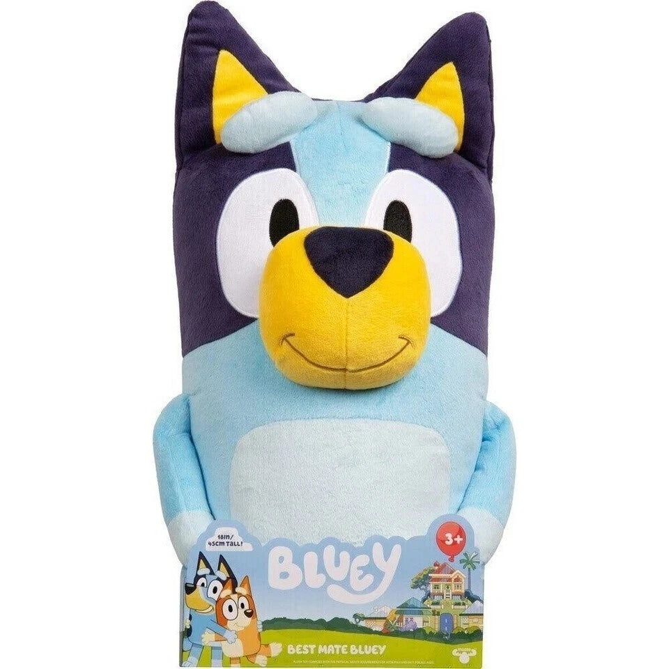 Large 41cm Bluey Best Mate Bluey & Bingo Plush Toy Bundle