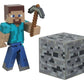 Jazware Minecraft Action Figure Set - Steve, Zombie, Creeper, Enderman and Villager