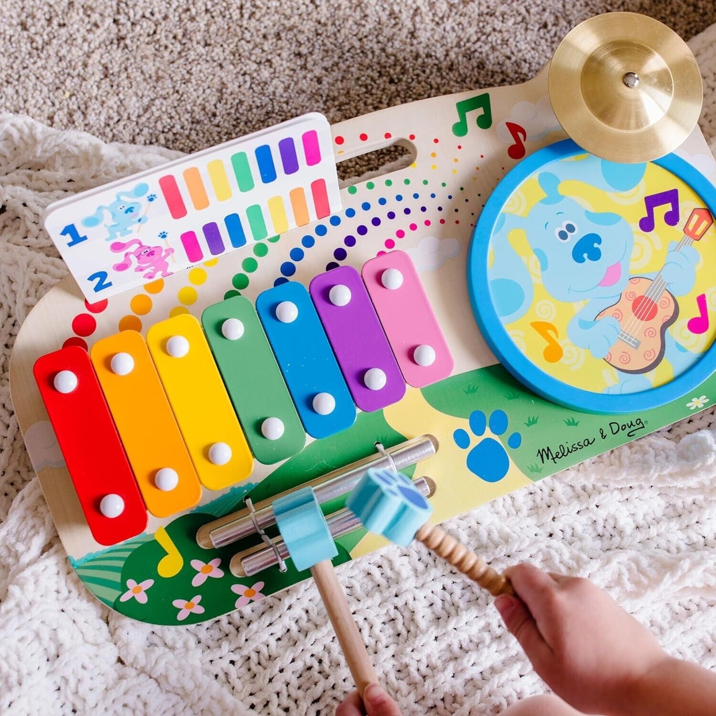 Melissa & Doug Blue's Clues & You Music Maker Wooden Board 2+