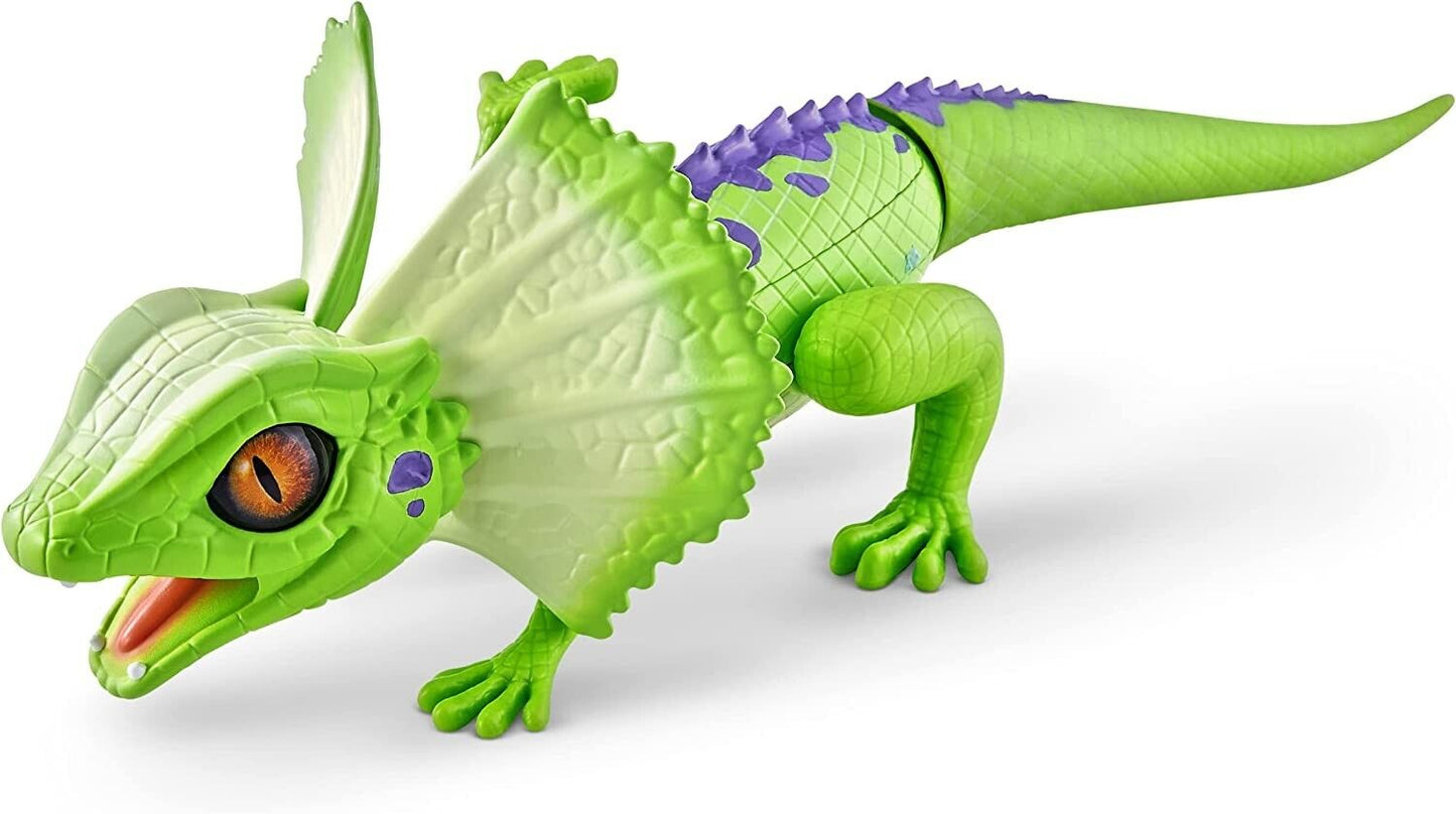 Zuru Robo Alive Light-Up Frill Neck Lizard Assorted 10 cm