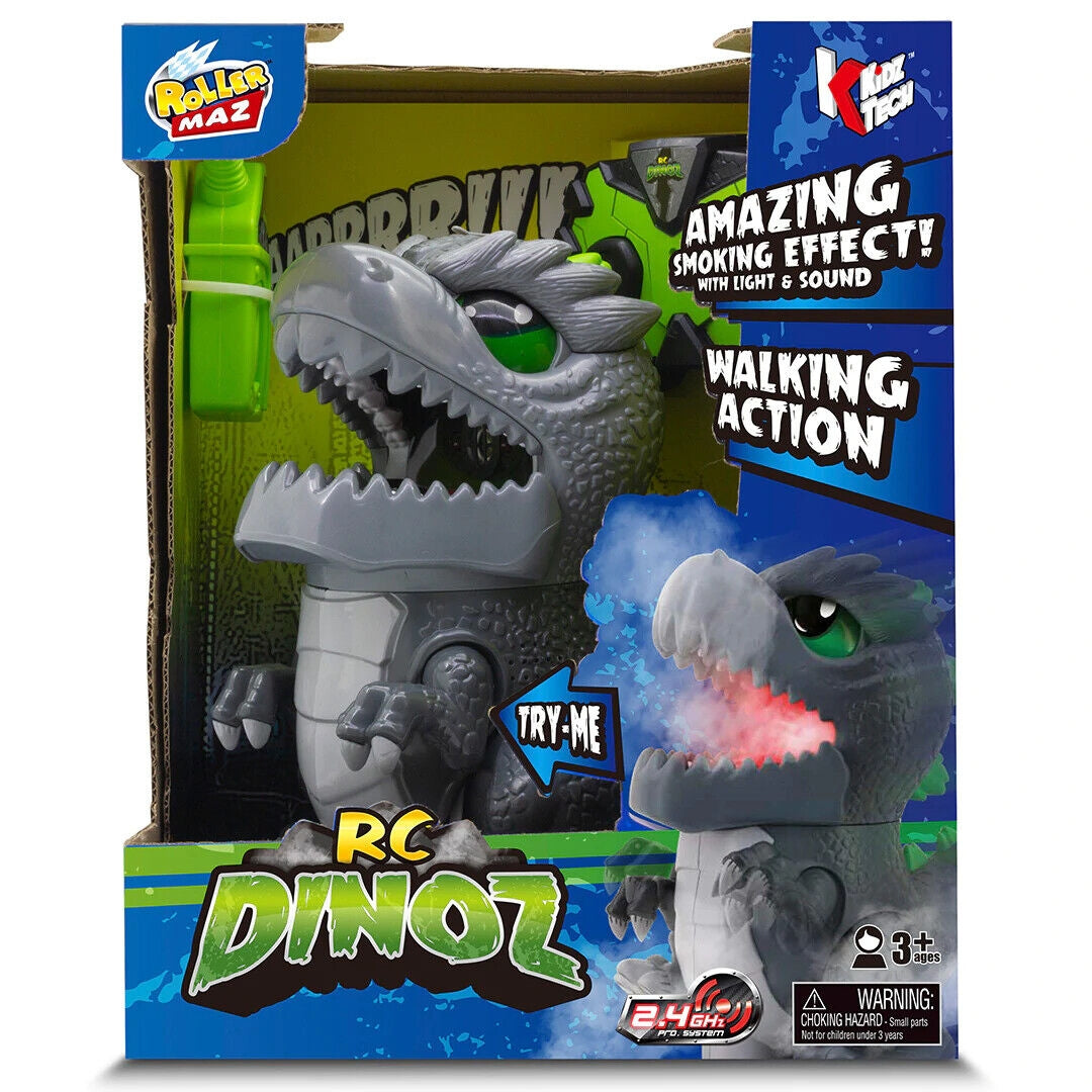 Kidz Tech Roller Maz RC Dinoz Walking action with Smoking Effect Dinosaur