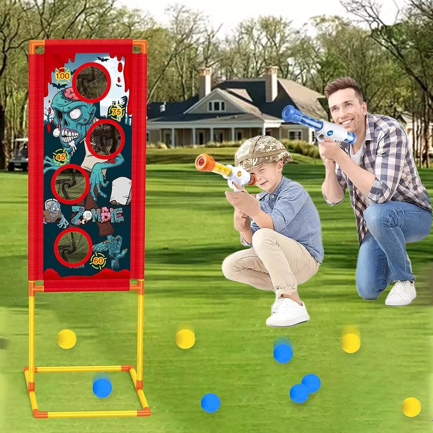 JELOSO Zombie Shooting Target Classic Game Play Set For Kids 3+