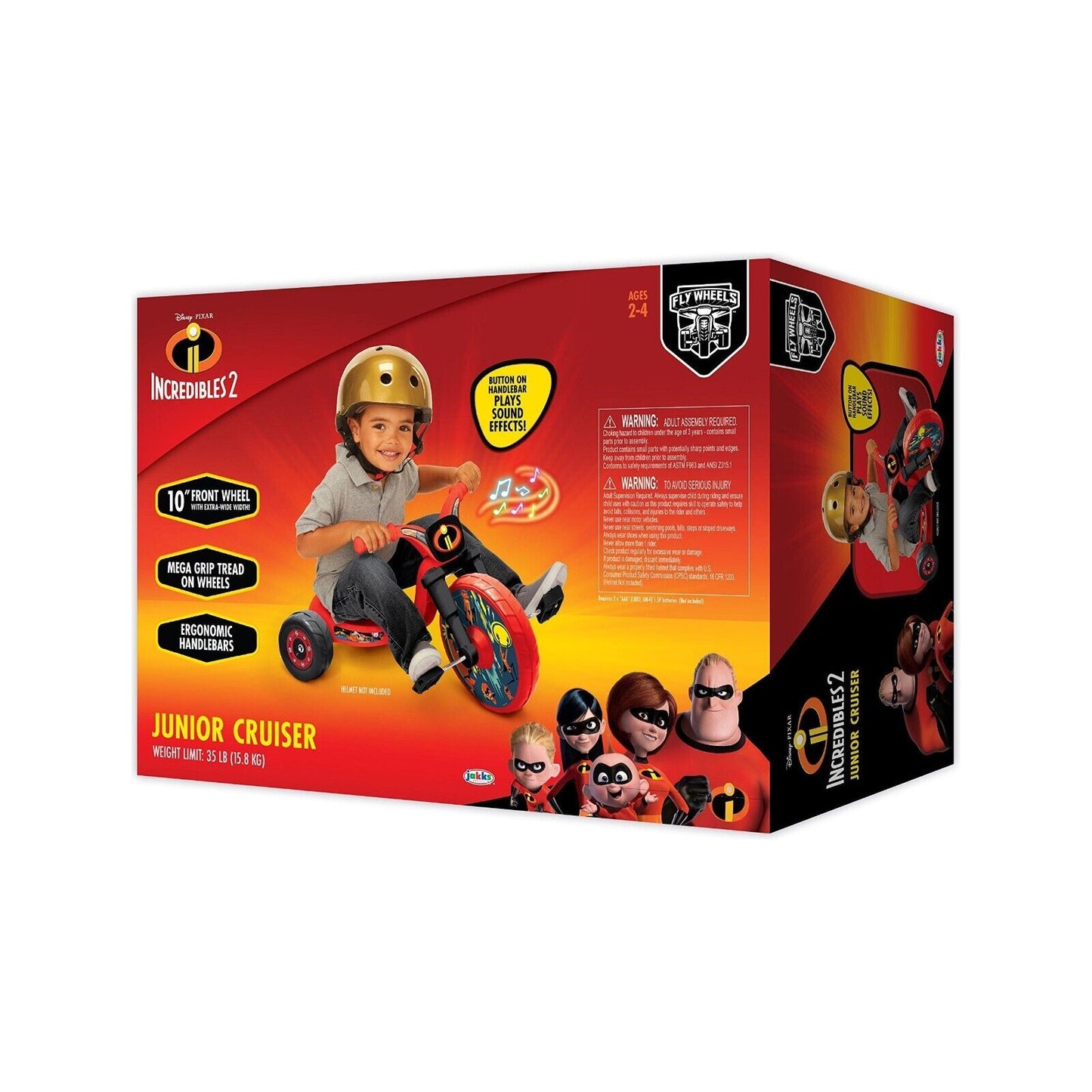 Disney The Incredibles 10" Fly Wheels Junior Cruiser