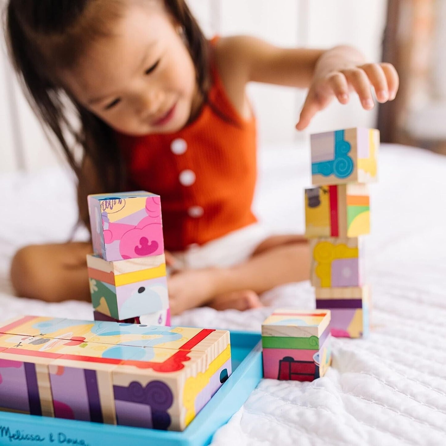 Melissa and Doug Blue's Clues & You! Cube Puzzle 16 pieces 3+