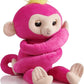 Fingerlings HUGS - Bella (Pink) Monkey Advanced Interactive Plush Baby Pet