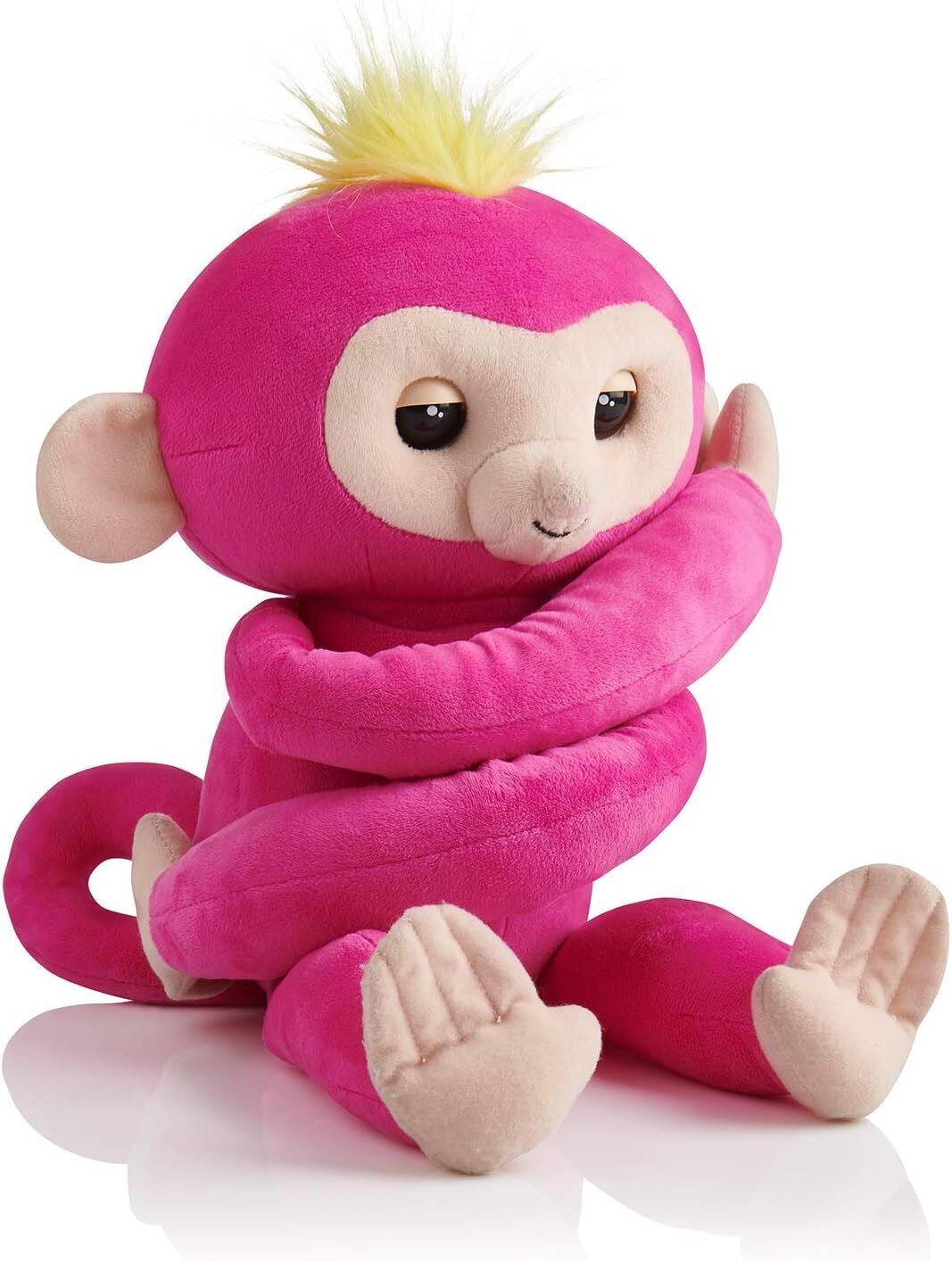 Fingerlings HUGS - Bella (Pink) Monkey Advanced Interactive Plush Baby Pet