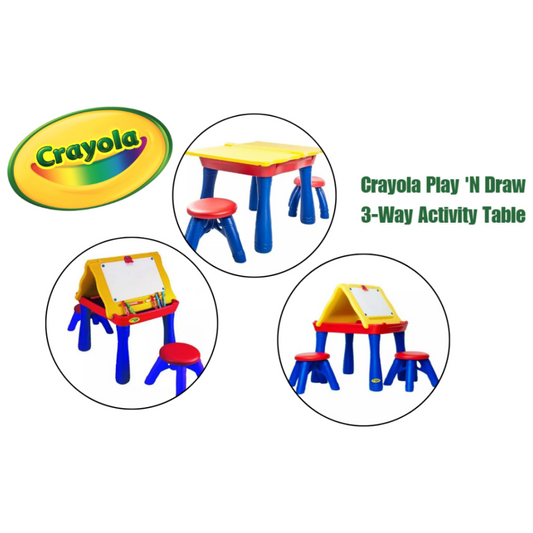 Crayola Play 'N Draw 3-Way Activity Table