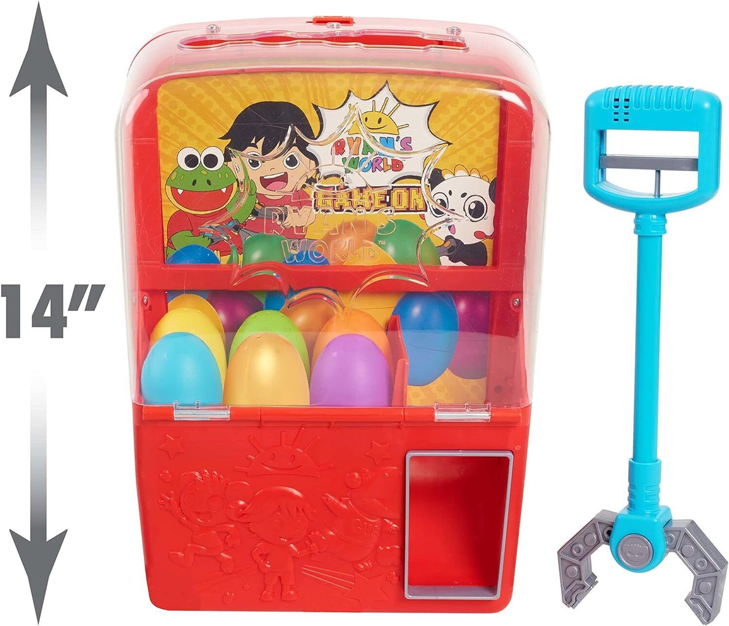 Ryan's World Mystery Claw Machine Playset and Figures