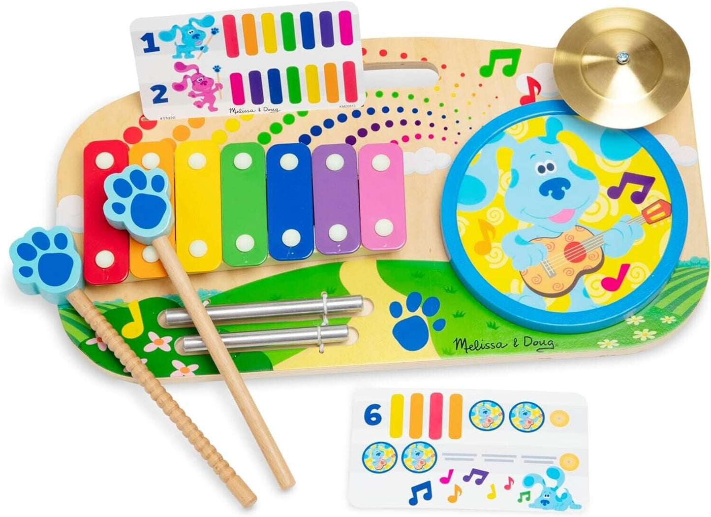 Melissa & Doug Blue's Clues & You Music Maker Wooden Board 2+