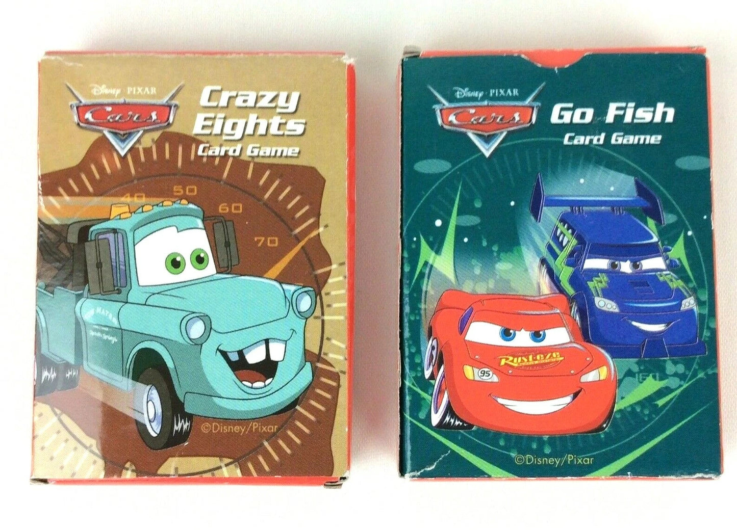 Disney Kids Card Game 3-Pack Set: Fairies, Princess, Cars (Ages 3+)
