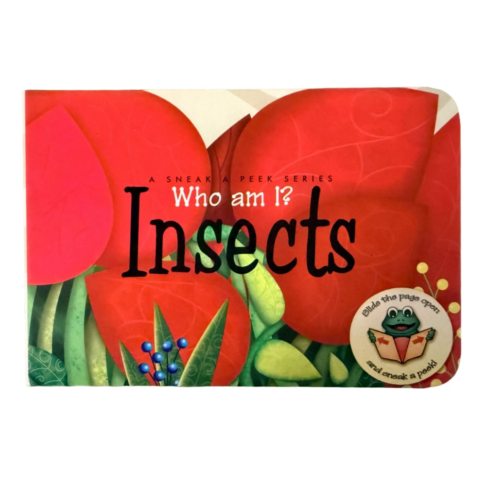 Who am I? Sneak a Peek Series Interactive Board Books for Toddlers – 4-Book Set - Slide the Pages Open