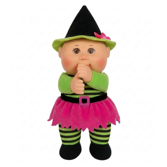 Cabbage Patch Kids Cuties, 9 Inches Harvest Helpers Collection - Witch with Pink Skirt