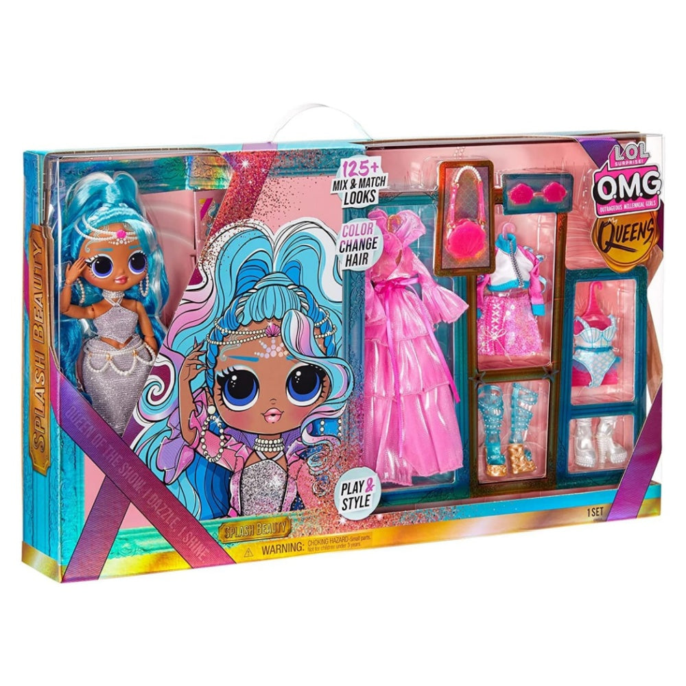 L.O.L. Surprise! OMG Outrageous Millennial Girls Queens Fashion Doll - Splash Beauty