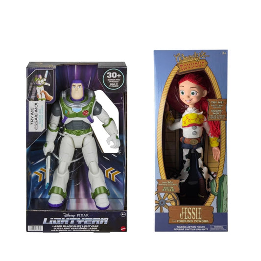 Disney Pixar Toy Story Talking Action Figure - Jessie and Buzz Lightyear Bundle Toy