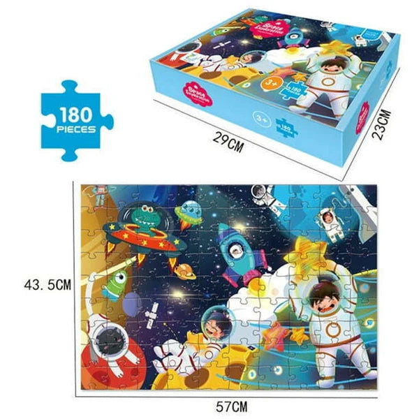 180pcs Children Jigsaw Puzzle for Kids - Space Exploration