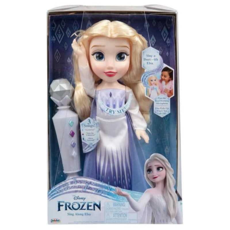 Disney Frozen Elsa Singing Along Elsa Doll Sing a Duet with Real-Working Microphone!