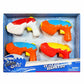 Aqua Quest Kids Water Blaster Set - Pack of 4 Summer Toy Water Guns
