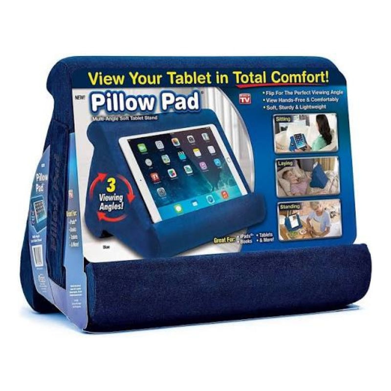 Pillow Pad Multi-Angle Soft iPad Tablet Stand - Blue