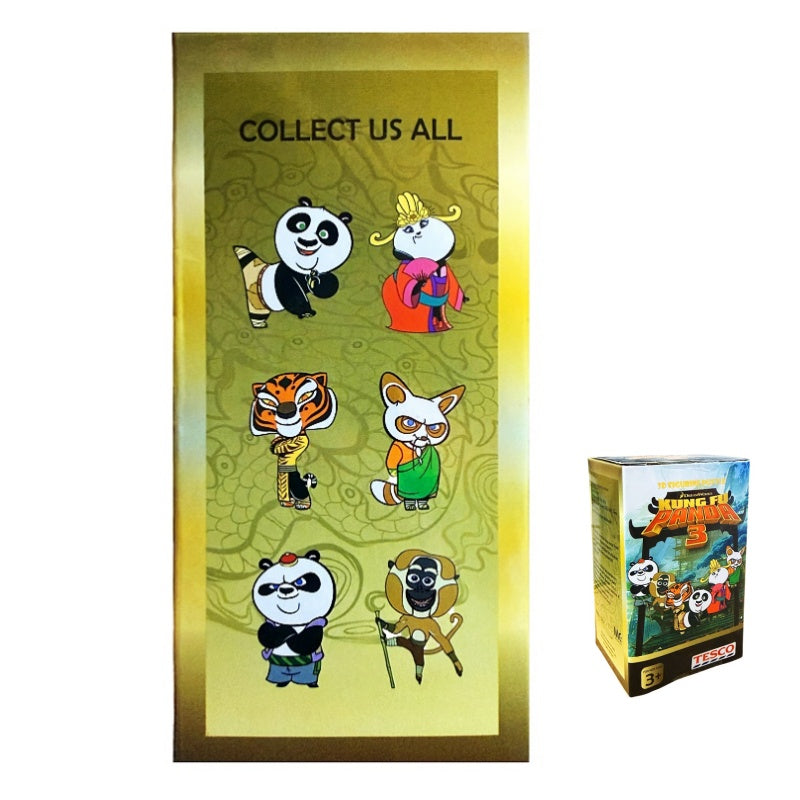 DreamWorks Kung Fu Panda 3D Figurine Puzzle Collection of 6