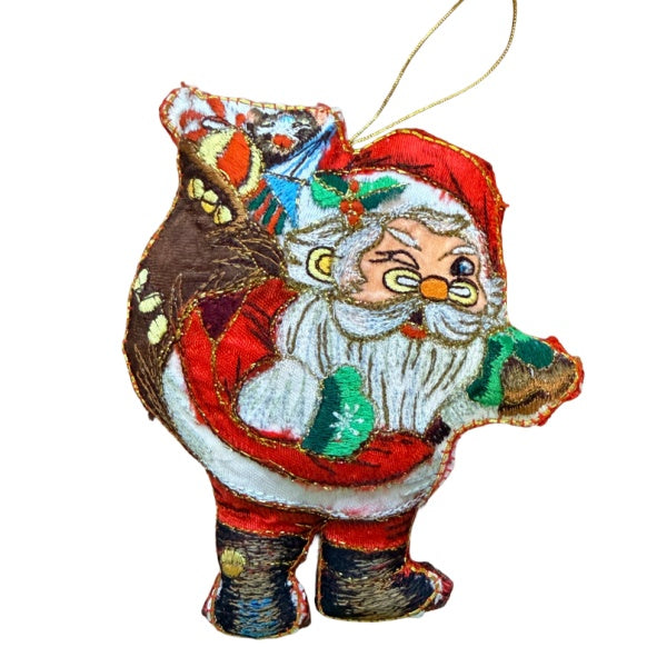 Santa Claus Hanging Christmas Ornament Tree Decoration 2 PCS