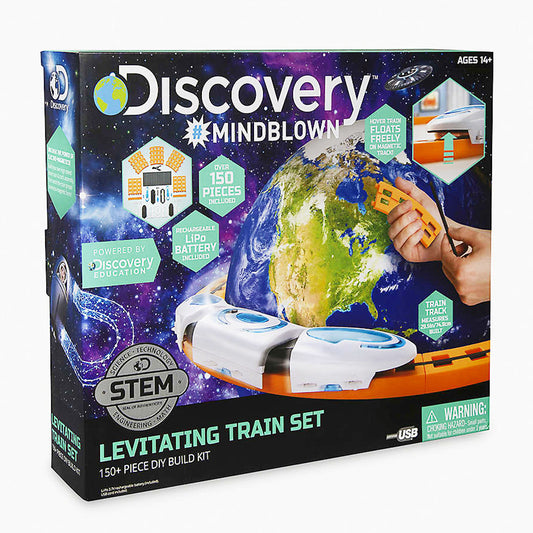 Discovery Mindblown Levitating Train Set 150+ Pieces DIY Build Kit