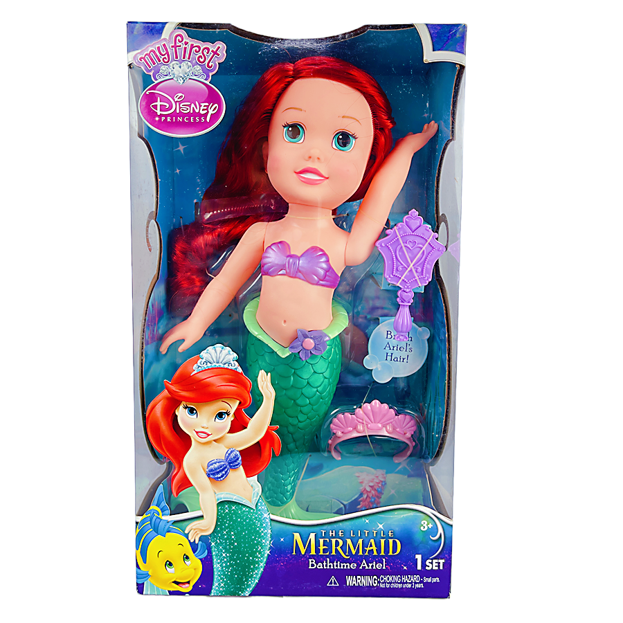 My First Disney Princess The Little Mermaid Bathtime Ariel 15 Inches Bath Doll