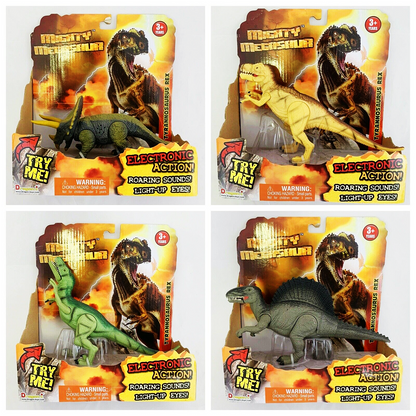 Mighty Megasaur Electronic Action Dinosaur Roaring Sound Light-up Eye