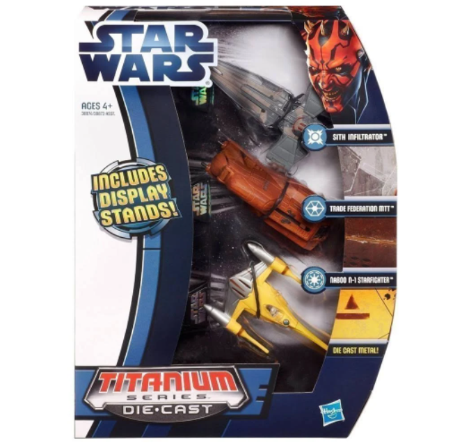 Star Wars Titanium Series Die Cast Vehicle Pack