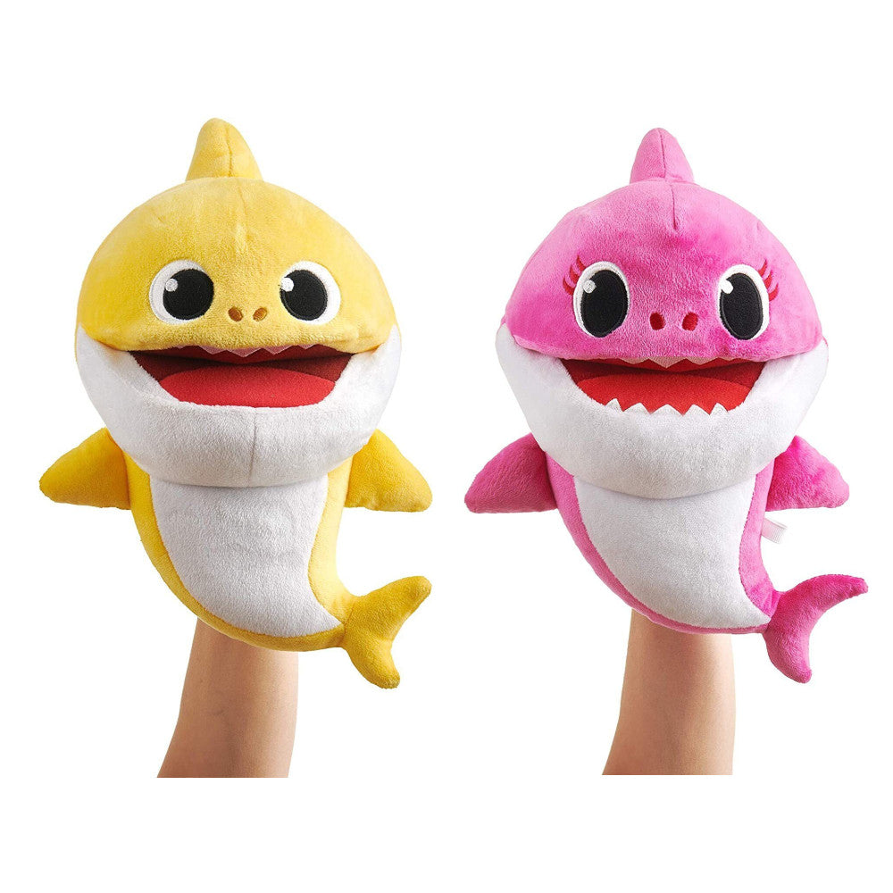 12" Pink Fong Baby Shark Song Puppets with Tempo Control