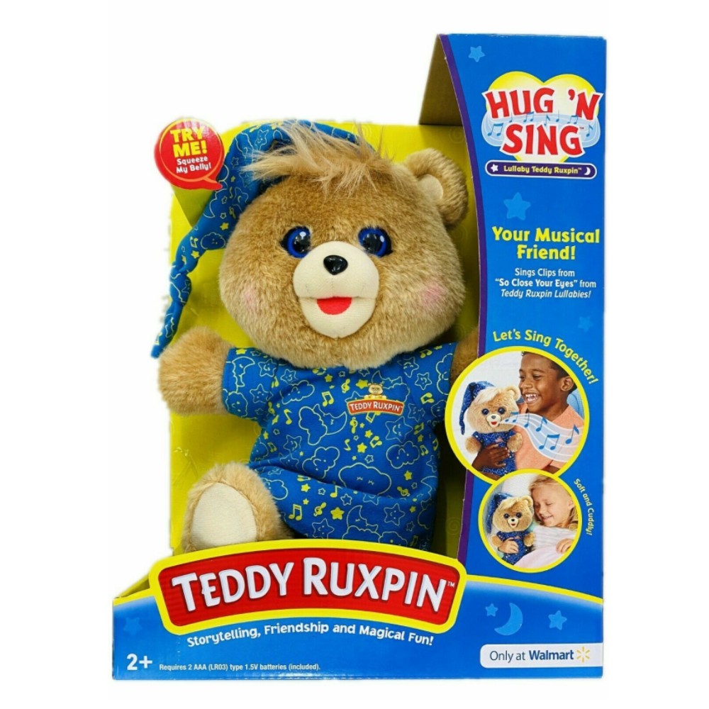 Teddy Ruxpin Hug N Sing Lullaby Musical Toy