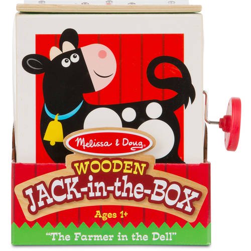 Melissa & Doug Wooden Jack in the Box