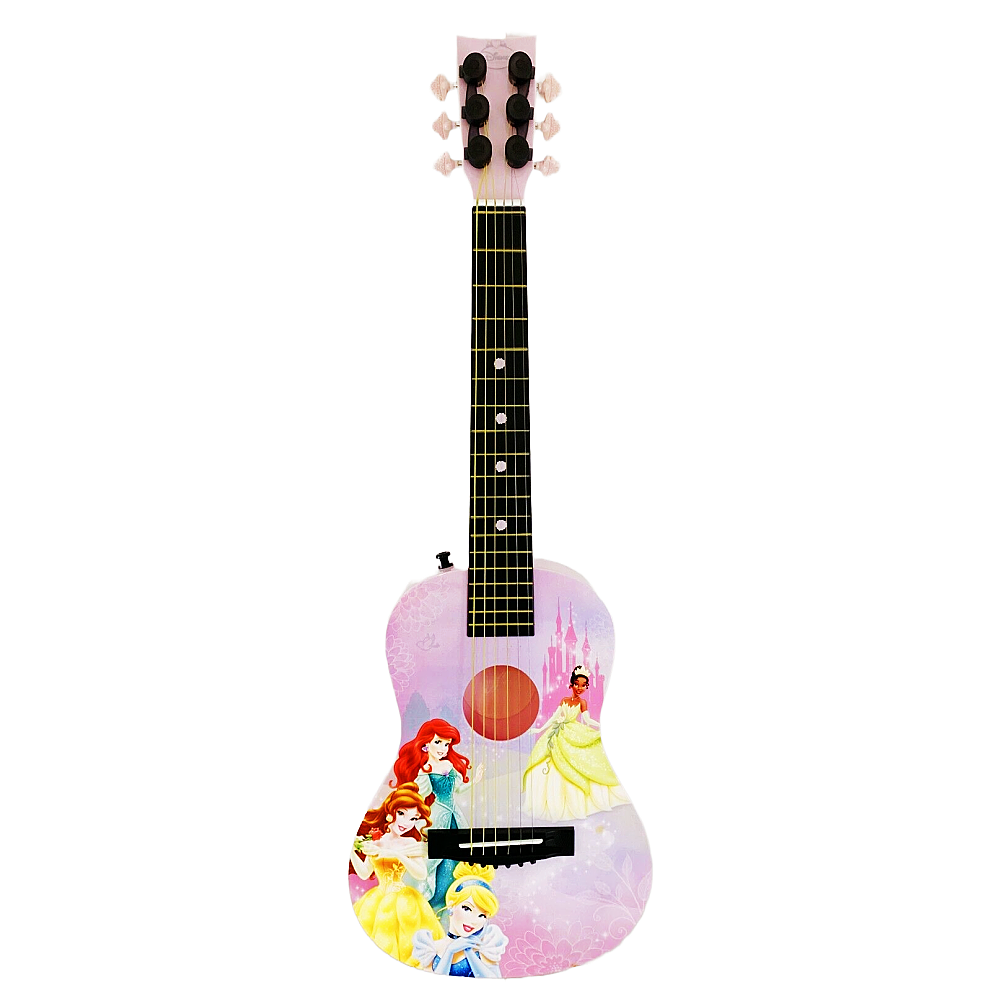 Disney Princess Acoustic Guitar Musical Instrument w Chord Cards