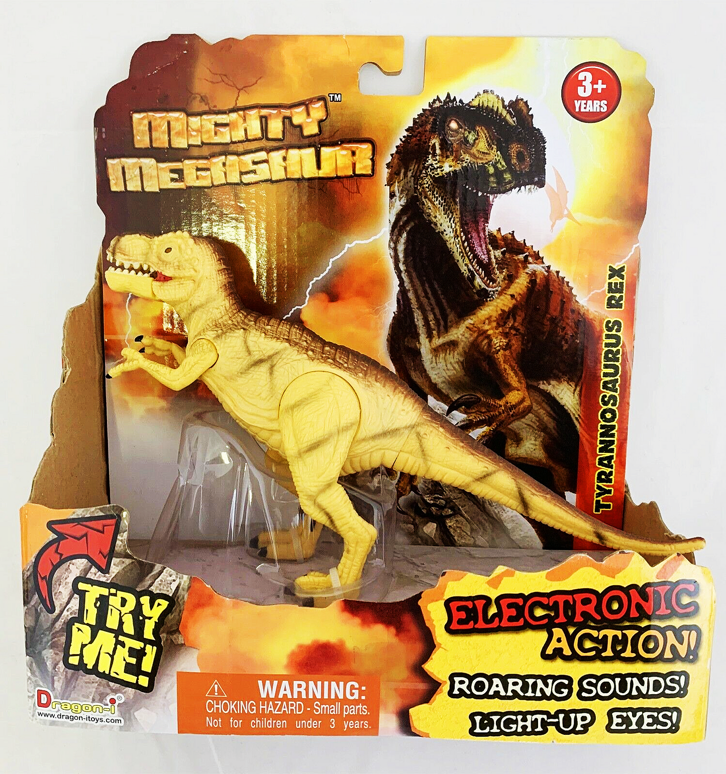 Mighty Megasaur Electronic Action Dinosaur Roaring Sound Light-up Eye