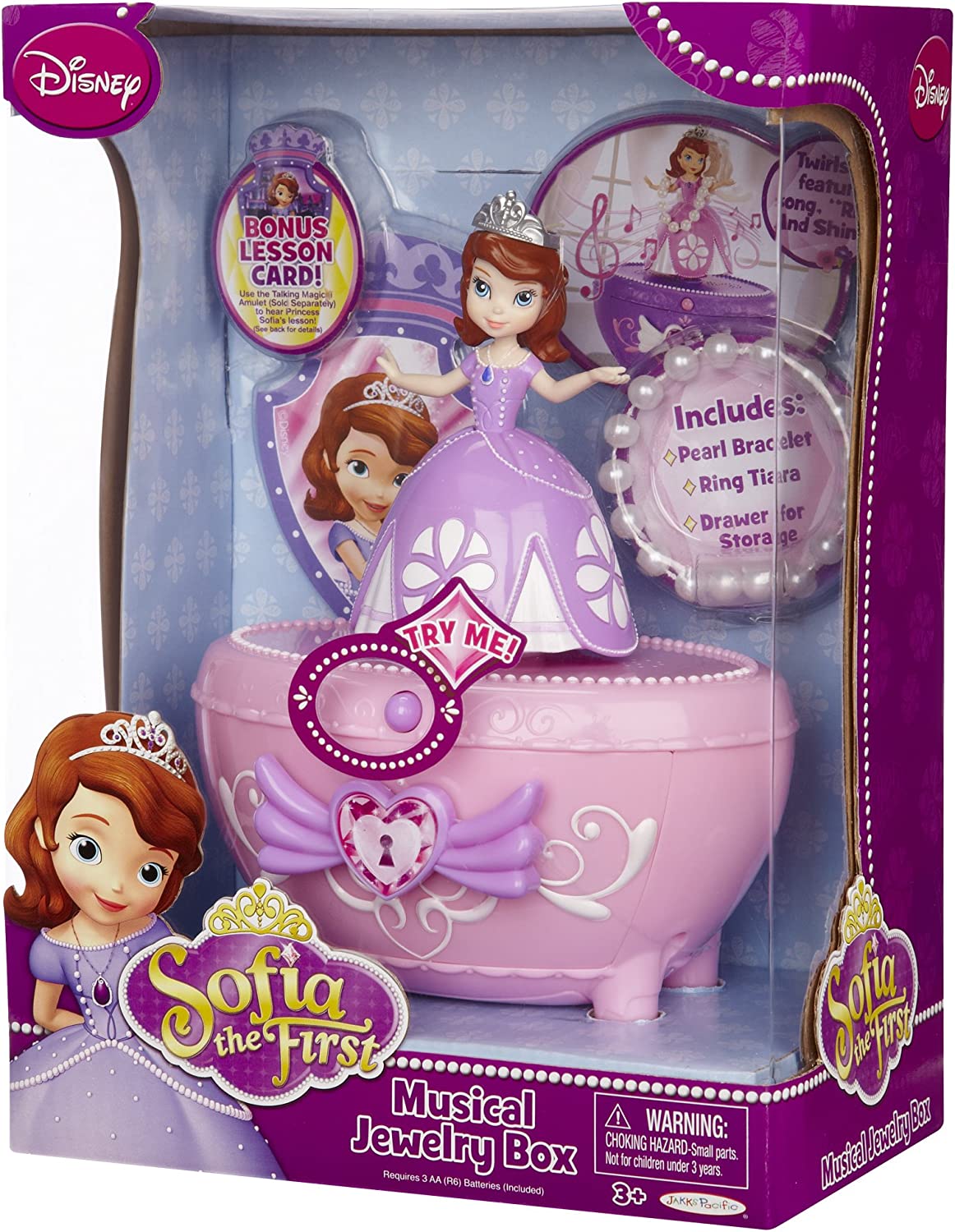 Disney Junior Sofia the First Musical Jewelry Box Tek Toys