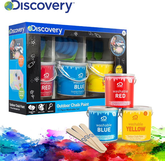 Discovery Outdoor Chalk Paint 11 Piece Washable Set