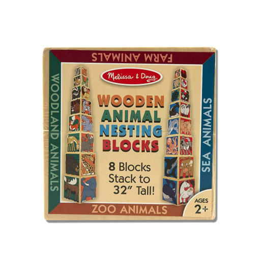 Melissa & Doug Wooden Animal Nesting Blocks