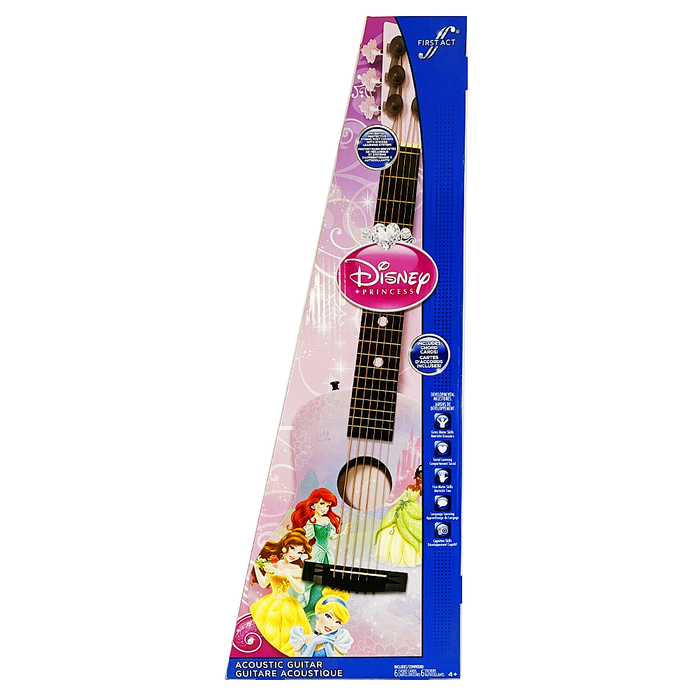 Disney Princess Acoustic Guitar Musical Instrument w Chord Cards – Tek Toys