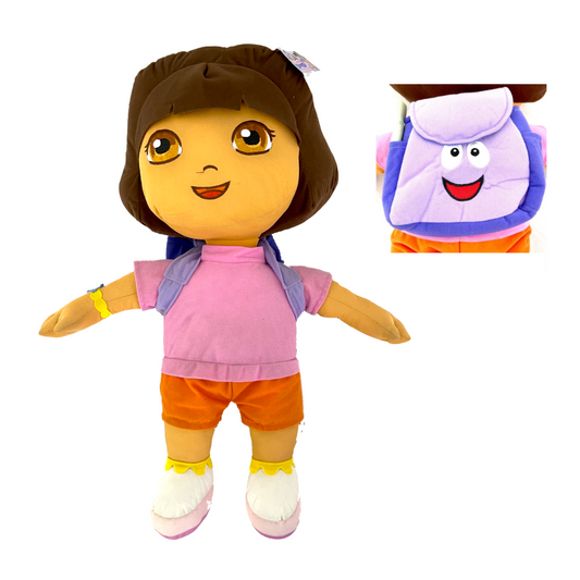 Nickelodeon Dora the Explore Backpack Cuddly Large Soft Doll