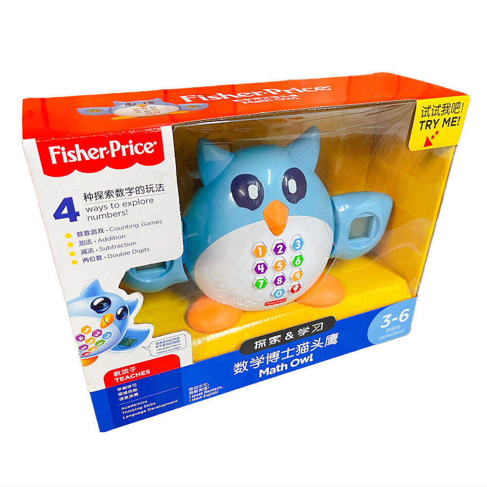 Fisher-Price Math Owl (Speaks Mandarin, Teaches English) – Tek Toys