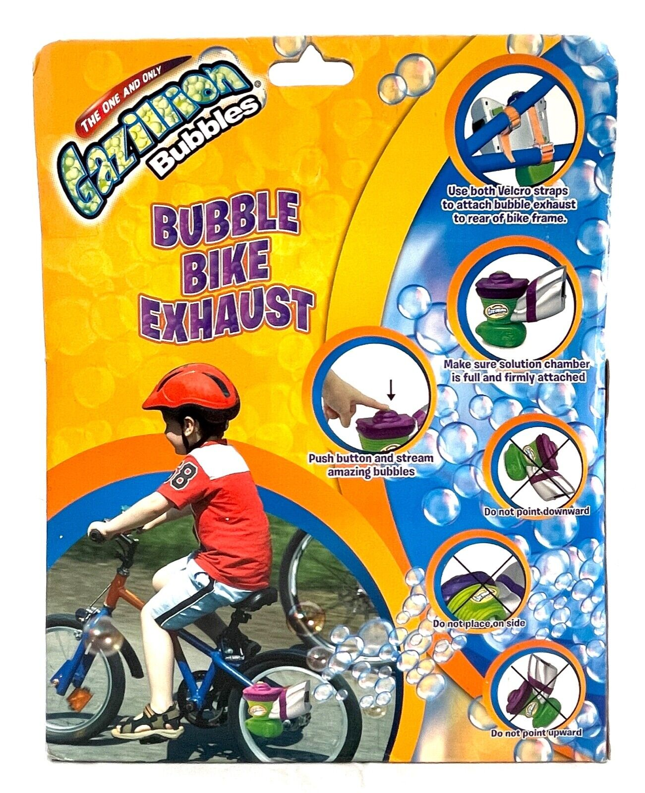 Gazillion Bubbles Bubble Bike Exhaust Tek Toys